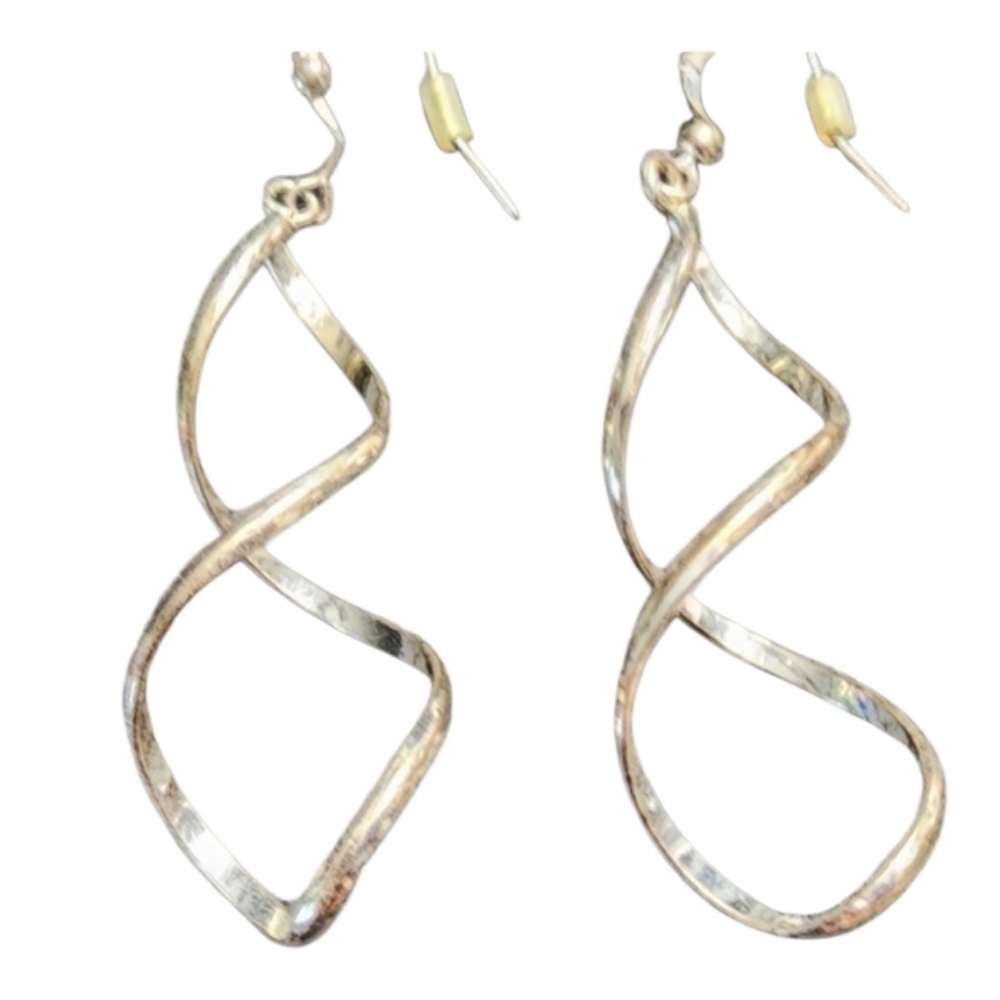 💥4 For $20💥Silver Twisted Earrings